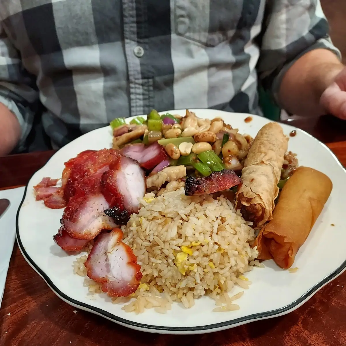 bbq pork fried rice 叉烧炒饭
